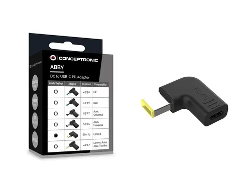 ABBY15PC05 accesorio para portatil Clavija de adaptador de corriente para ordenador portátil - Imagen 3