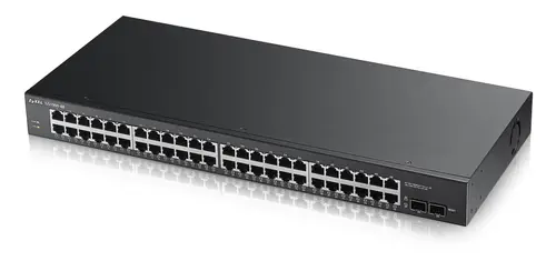GS1900-48-EU0102F switch L2 Gigabit Ethernet (10/100/1000) Negro - Imagen 1