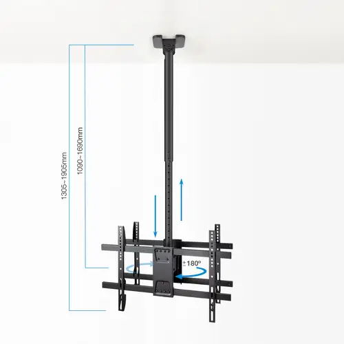 Soporte de Techo para 2 Pantallas 43"-86", Negro - Imagen 4