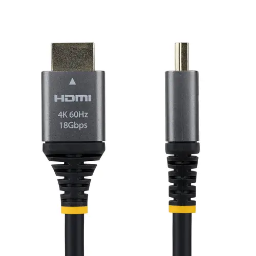 Cable HDMI 2.0 Certificado Premium de Alta Velocidad de 1,5m - 4K 60Hz/ 1440p 144Hz - Cable HDMI 2.0 con HDR10 ARC - 18Gbps - Cable HDMI 4K para Monitor/TV - Imagen 2