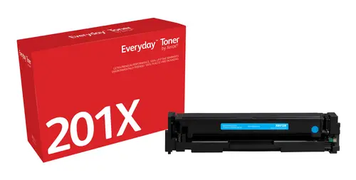 Everyday El tóner Everyday Cian de Xerox es compatible con HP 201X (CF401X), Capacidad alta - Imagen 1