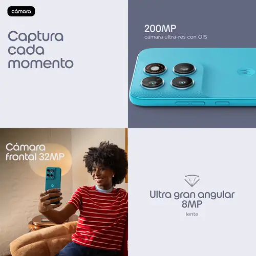 moto g87 17,2 cm (6.78") Ranura híbrida Dual SIM Android 16.0 5G USB Tipo C 12 GB 256 GB 5200 mAh Azul - Imagen 6