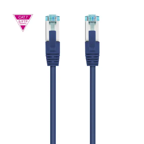 Cable de Red Cat.7 600MHZ LSZH SFTP PIMF AWG26, Azul, 50 cm - Imagen 2