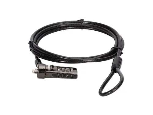 CUSTODIO01BS cable antirrobo Negro 1,8 m - Imagen 1