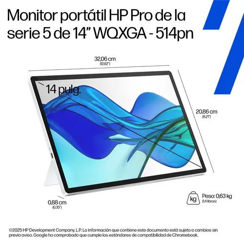 Series 5 Pro Monitor portátil WQXGA Pro de la serie 5 de 14 pulgadas: 514pn - Imagen 8