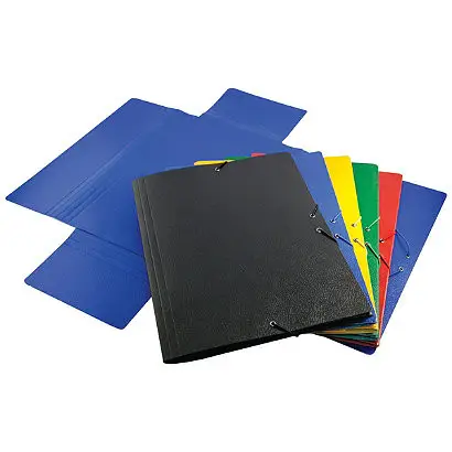 CARPETA CARTON COMPACTO GOFRADO Nº 8.FOLIO GOMA SOLAPA NEGRO MAR..