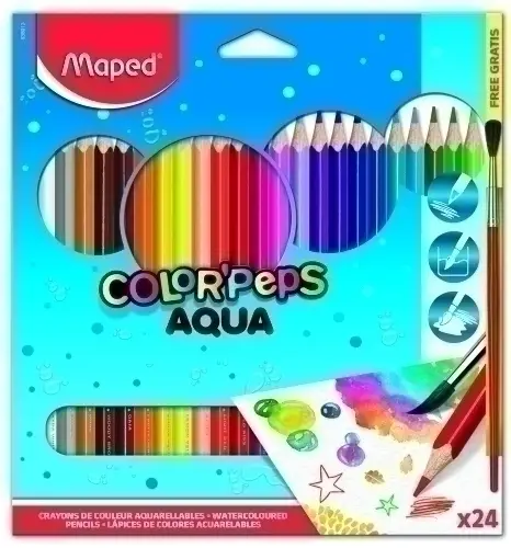LAPICES ACLB.MAPED COLOR PEPS est.24