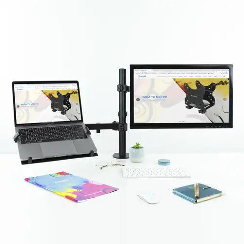 Soporte de mesa para pantalla 13"-32" y portátil - Imagen 10