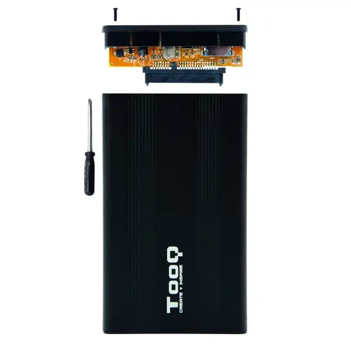 CAJA HDD 2.5" SATA A USB 2.0 NEGRA - Imagen 3