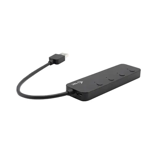 USB 3.0 Metal HUB 4 Port with individual On/Off Switches - Imagen 3
