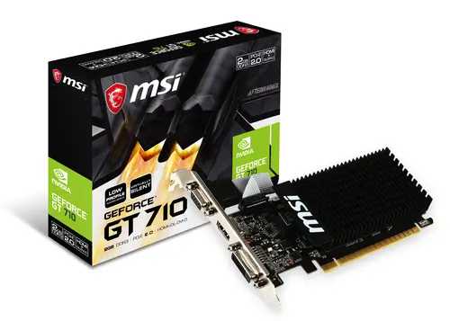 GT 710 2GD3H LP tarjeta gráfica NVIDIA GeForce GT 710 2 GB GDDR3 - Imagen 2