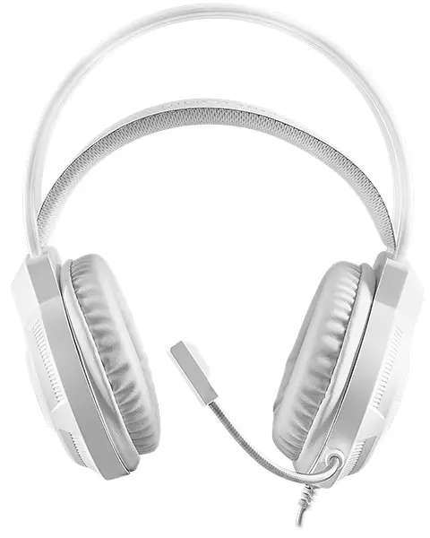 MH124, Auriculares Gaming FRGB Rainbow, Diseño Ergonómico, Micrófono Flexible, Control de Volumen, Cascos Gaming, Windows, Linux, Mac, PS4, PS5, Xbox One, Xbox Series X|S, Switch, Blanco