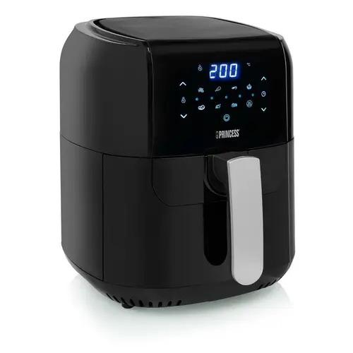 01.183029.01.650 freidora Sencillo 5,5 L Independiente 1400 W Freidora de aire caliente Negro - Imagen 1