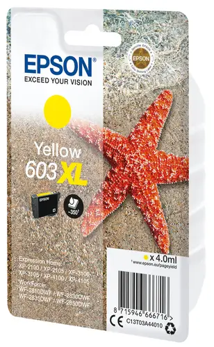 Singlepack Yellow 603XL Ink - Imagen 1
