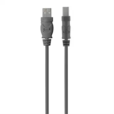 USB 2.0 A - USB 2.0 B, 3m cable USB USB A USB B Gris