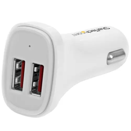 USB2PCARWHS cargador de dispositivo móvil Universal Blanco Encendedor de cigarrillos Auto - Imagen 1