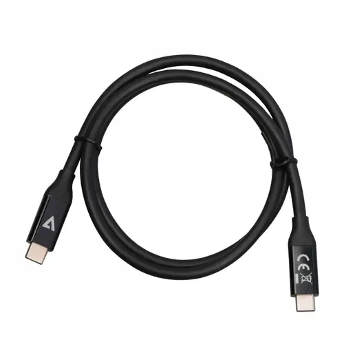 V7USB4-80CM cable USB 0,8 m USB C Negro - Imagen 4