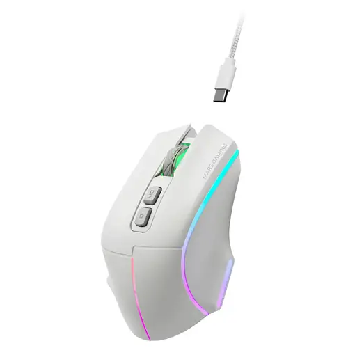 MMWVECTORW ratón Juego mano derecha RF Wireless + Bluetooth + USB Type-A Óptico 12000 DPI - Imagen 6