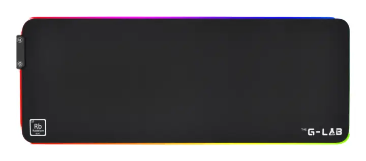 Pad Rubidium Alfombrilla de ratón para juegos Negro