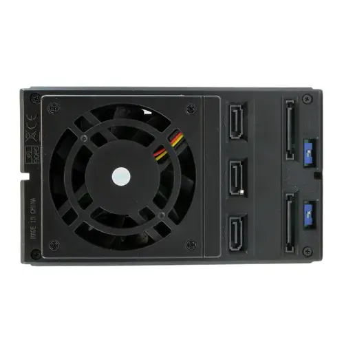 Rack Móvil Backplane de 3 Bahías para Unidades de 3,5 SAS II/SATA III Hot Swap - 6 Gbps - Rack Móvil de Aluminio con Intercambio en Caliente - Imagen 4