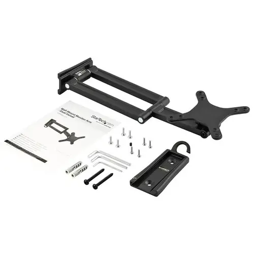 Soporte de pared de doble giro para monitor - Montura VESA para Pantallas de hasta 27 Pulgadas - Imagen 8