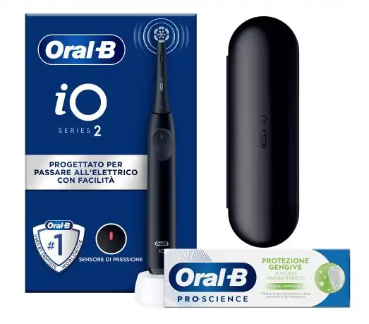 iO2 Adulto Cepillo dental vibratorio Negro