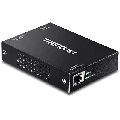 TPE-E100 repetidor y transceptor 800 Mbit/s Negro