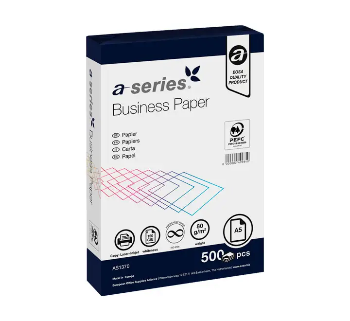 PAQ. 500H PAPEL A-SERIES BUSINESS A5 80GR