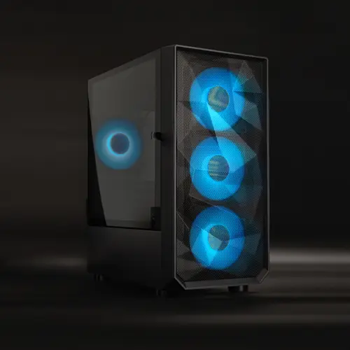 Caja Minitorre Gaming SEIZURE Negra - Imagen 2