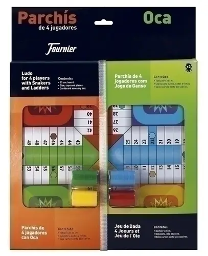 JUEGO PARCHIS OCA 33 CTM. CON ACCESORIOS