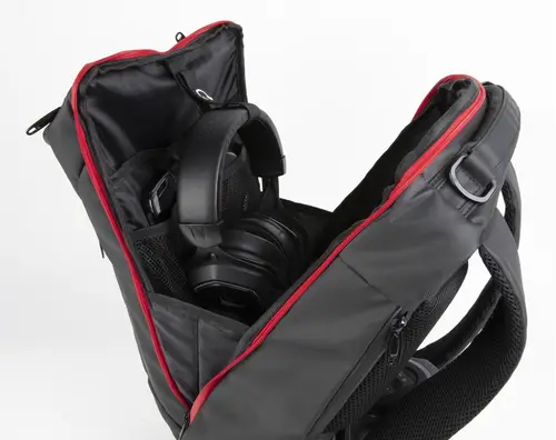 Drakkar KX DK RAGNARR 17' GAMING BACKPAC 43,2 cm (17") Mochila Negro, Rojo - Imagen 7