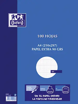 OXF RESMILLERIA 100H A4 90G 4X4 17102299