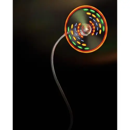 Ventilador USB, silencioso, con interruptor de encendido y apagado, color blanco - Imagen 2
