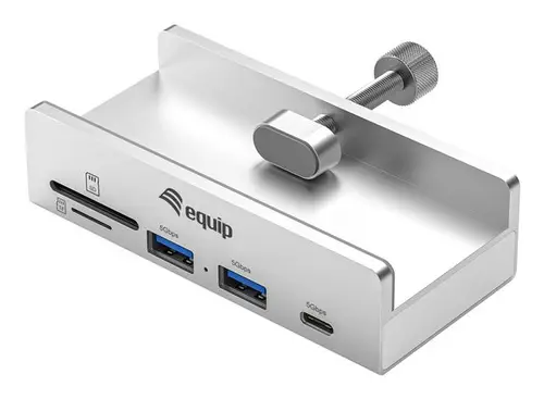 HUB USB-C EQUIP 128968 A 2xUSB-A 1xUSB-C 1xSD 1xTF CLIP AJUSTABLE