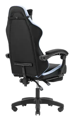 MGC-X Fabric Silla para videojuegos de PC Asiento acolchado Negro, Azul - Imagen 6