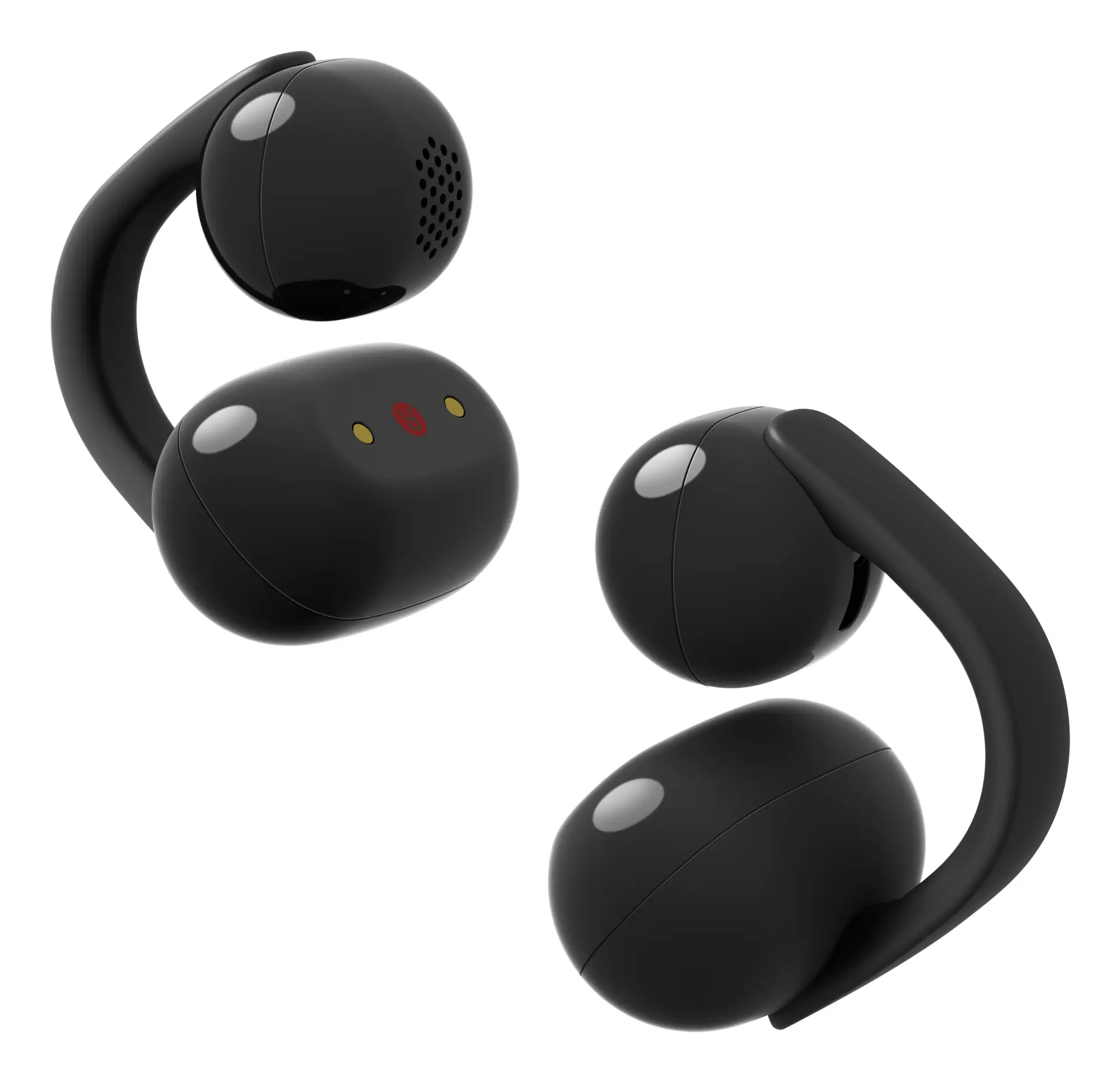 WFLC900B.CE7 auricular y casco Auriculares True Wireless Stereo (TWS) De oreja abierta Llamadas/Música/Deporte/Uso diario Bluetooth Negro