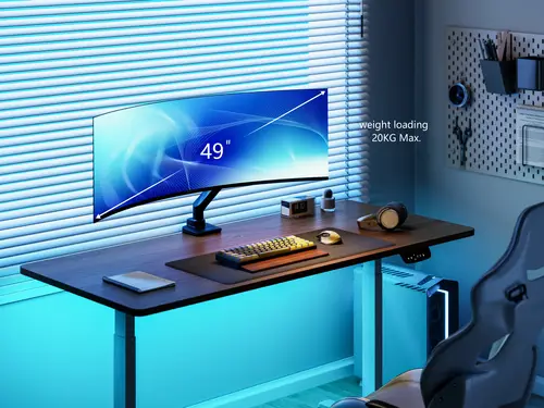 Soporte de escritorio para monitor de 17«-49», negro - Imagen 10