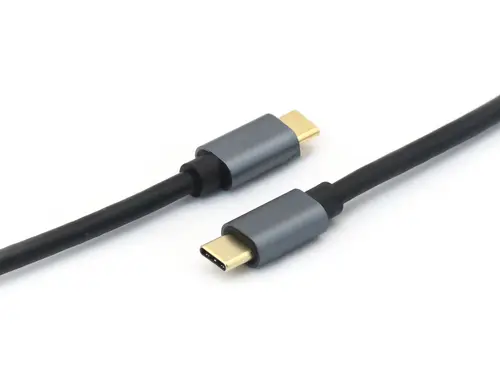 128353 Cable USB 3.2 Gen 2 C a C, M/M, 0,5m, PD100W , 4K/60Hz, 10Gbps, Negro - Imagen 2
