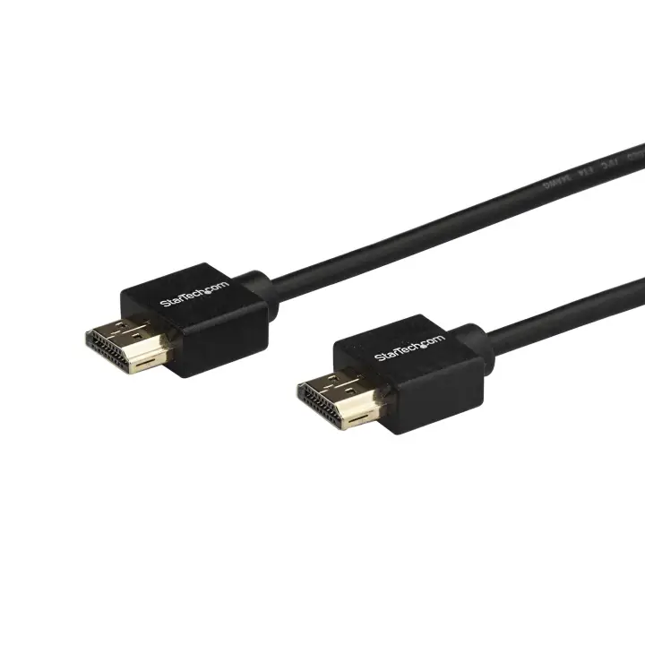 Cable HDMI 2.0 Delgado de Alta Velocidad con Ethernet 4K 60Hz de 2m - HDR10 - Conectores con Agarre
