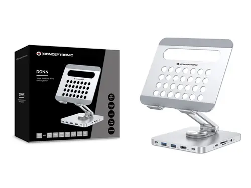 DONN26G mueble y soporte para dispositivo multimedia Plata Tableta Carro para administración de tabletas - Imagen 5