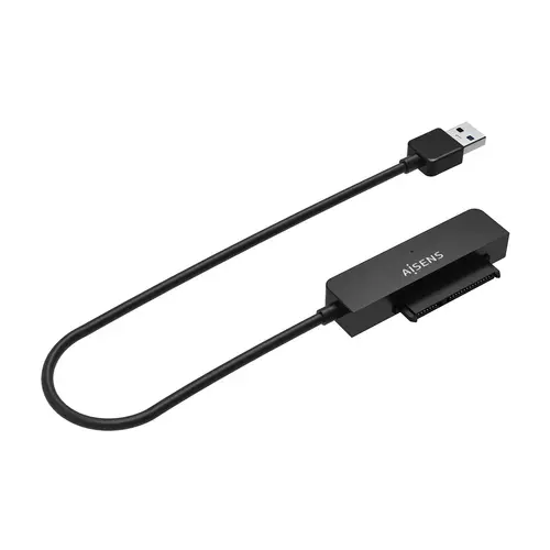 Adaptador SATA a USB-A USB3.0/USB3.1 Gen1 para Discos Duros 2.5?, Negro - Imagen 2