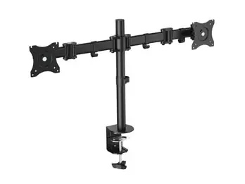Soporte articulado de sobremesa para dos monitores de 13"-27