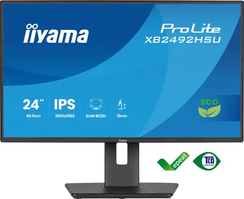 ProLite XB2492HSU-B1 pantalla para PC 61 cm (24") 1920 x 1080 Pixeles Full HD LED Negro - Imagen 2