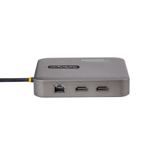 Adaptador Multipuertos USB C - HDMI Doble 4K 60Hz - Hub Ladrón USB 10Gbps de 2 Puertos USB-C/USB-A - PD100W - GbE - SD - Dock de Viajes - Docking Station - Imagen 4