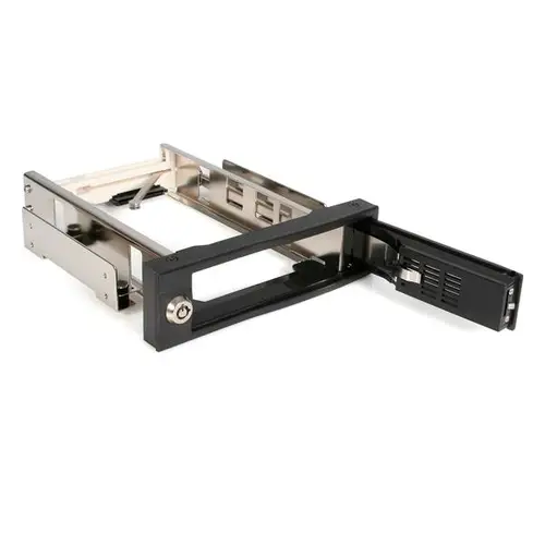 Rack Móvil Aluminio para Disco Duro HDD SATA de 3,5" Pulgadas sin Bandeja Bahía de 5,25" - Imagen 4