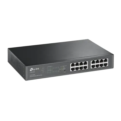 TL-SG1016PE switch Gestionado L2 Gigabit Ethernet (10/100/1000) Energía sobre Ethernet (PoE) Negro - Imagen 2
