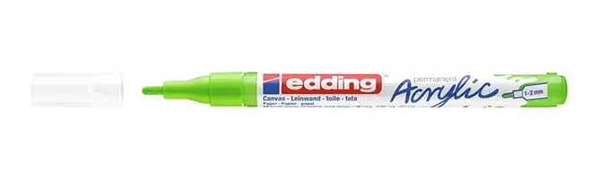 5300 acrylic marker fine marcador permanente Verde, Amarillo 1 pieza(s)