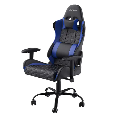 GXT 708B Resto Silla para videojuegos universal Negro, Azul - Imagen 2