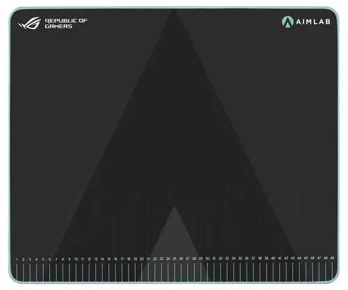 ROG Hone Ace Aim Lab Edition Alfombrilla de ratón para juegos Negro - Imagen 1