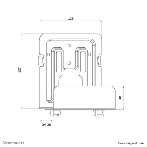 AWL-440BL Soporte para reproductor multimedia - universal - Imagen 11